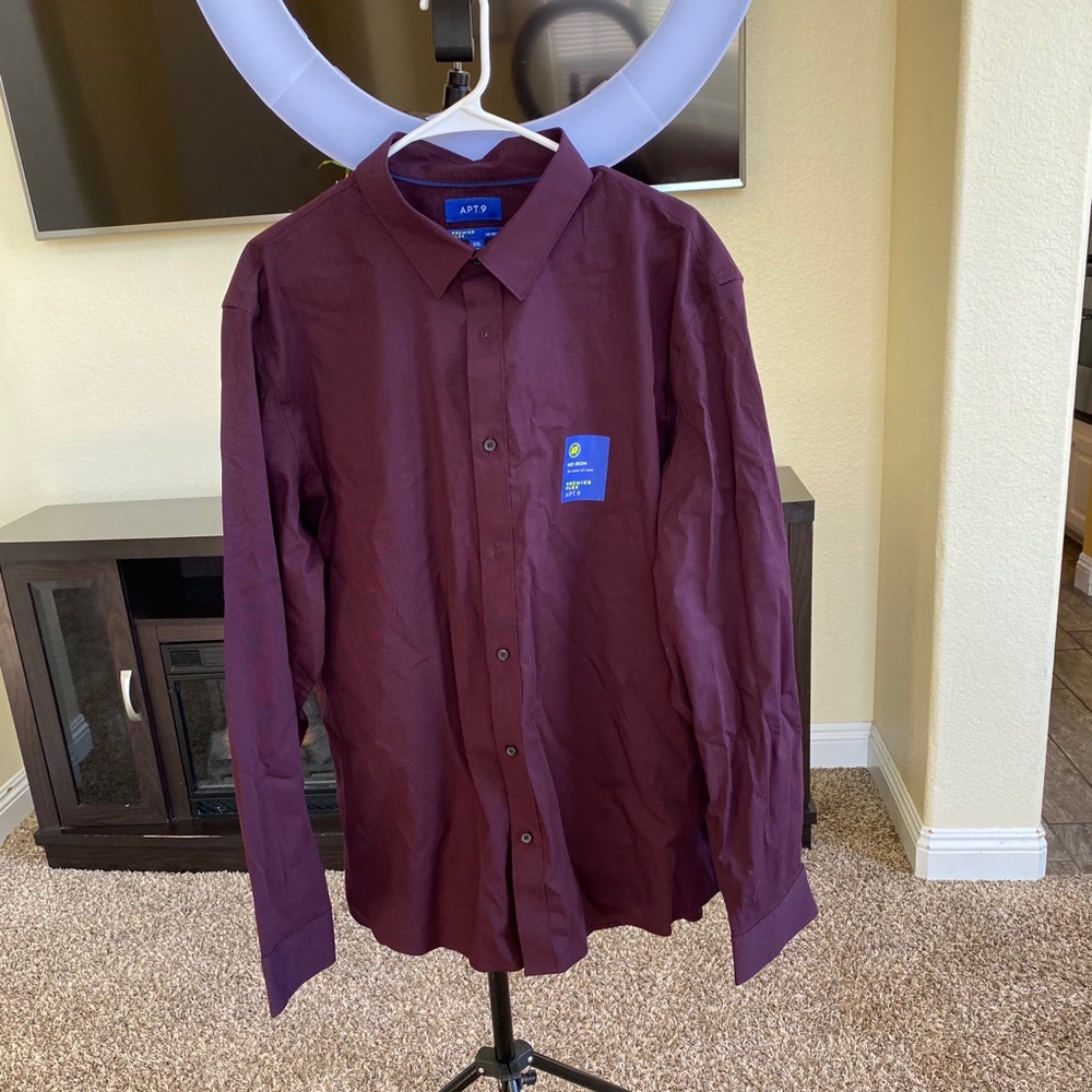 Long sleeve shirt. Purple size XXL